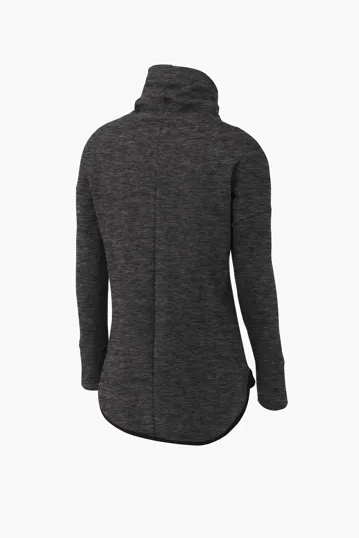 Sport-Tek Women's Triumph Cowl Neck Pullover — view 9