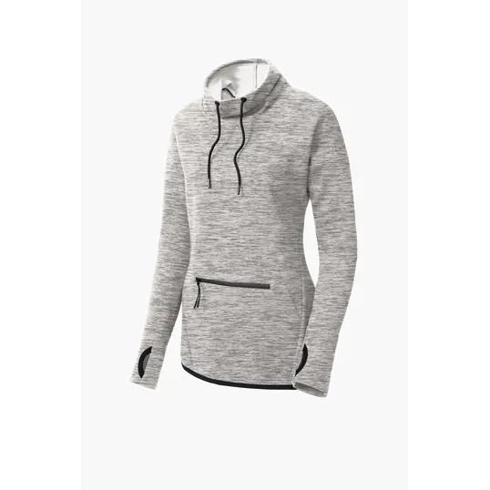 Sport-Tek Women's Triumph Cowl Neck Pullover — view 2