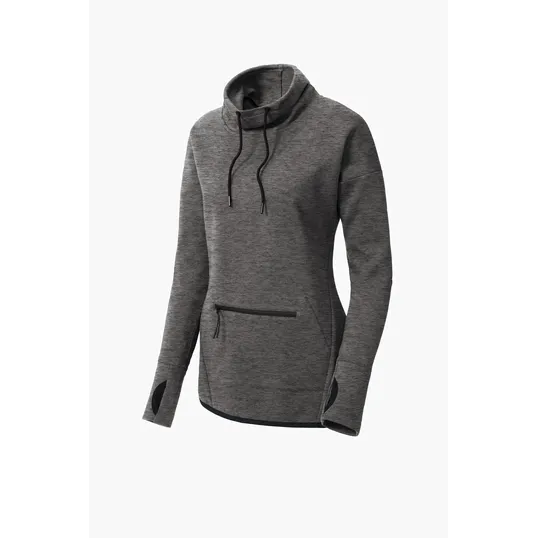 Sport-Tek Women's Triumph Cowl Neck Pullover — view 5