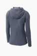 Sport-Tek Women's PosiCharge Tri-Blend Wicking Fleece Full-Zip Hooded Jacket — view 4