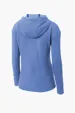 Sport-Tek Women's PosiCharge Tri-Blend Wicking Fleece Full-Zip Hooded Jacket — view 5
