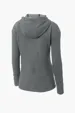 Sport-Tek Women's PosiCharge Tri-Blend Wicking Fleece Full-Zip Hooded Jacket — view 7