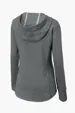 Sport-Tek Women's PosiCharge Tri-Blend Wicking Fleece Hooded Pullover — view 7