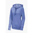 Sport-Tek Women's PosiCharge Tri-Blend Wicking Fleece Hooded Pullover — view 5