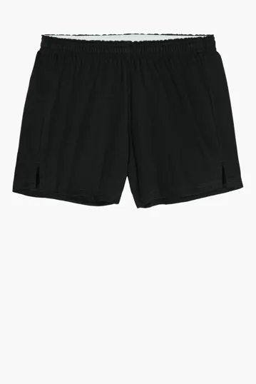 Sport-Tek Women's Jersey Knit Squad Short — view 2
