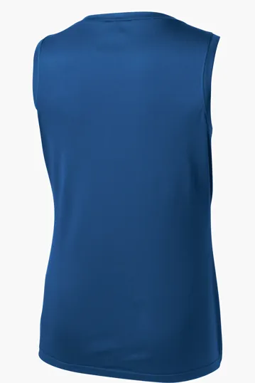 Sport-Tek Women's Sleeveless PosiCharge Competitor V-Neck Tee — view 9