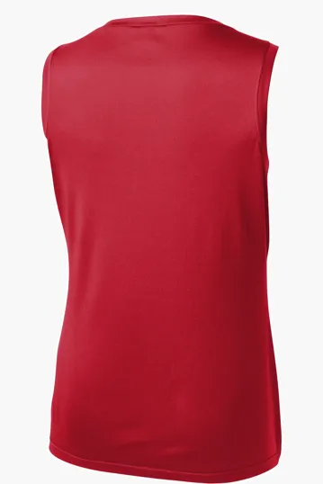 Sport-Tek Women's Sleeveless PosiCharge Competitor V-Neck Tee — view 11