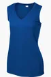 Sport-Tek Women's Sleeveless PosiCharge Competitor V-Neck Tee — view 6