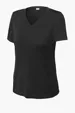 Sport-Tek Women's PosiCharge Competitor V-Neck Tee — view 9