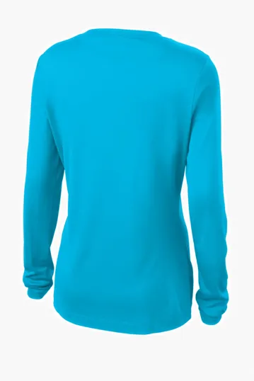 Sport-Tek Women's Long Sleeve PosiCharge Competitor V-Neck Tee — view 21