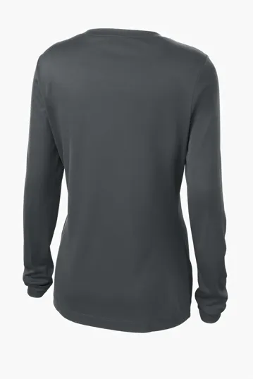 Sport-Tek Women's Long Sleeve PosiCharge Competitor V-Neck Tee — view 29