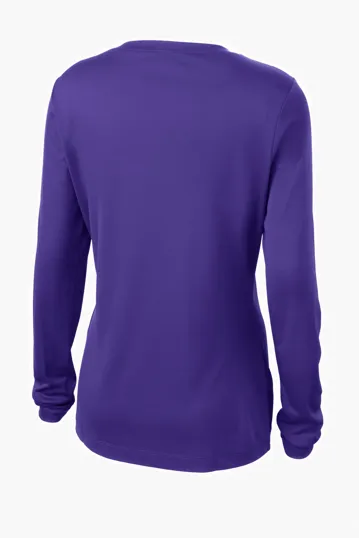 Sport-Tek Women's Long Sleeve PosiCharge Competitor V-Neck Tee — view 33