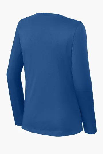 Sport-Tek Women's Long Sleeve PosiCharge Competitor V-Neck Tee — view 34