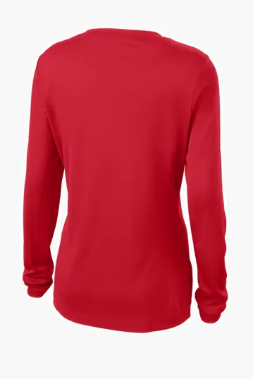 Sport-Tek Women's Long Sleeve PosiCharge Competitor V-Neck Tee — view 37