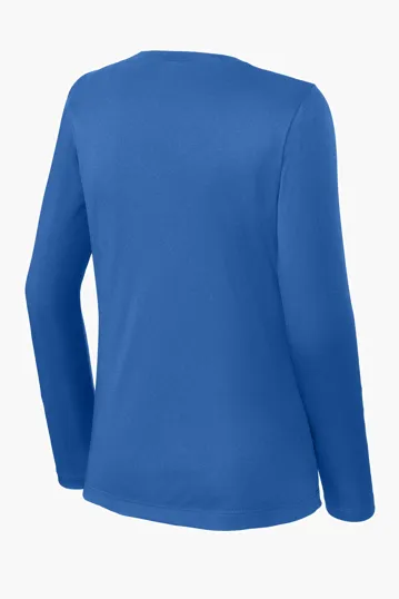 Sport-Tek Women's Long Sleeve PosiCharge Competitor V-Neck Tee — view 38