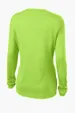 Sport-Tek Women's Long Sleeve PosiCharge Competitor V-Neck Tee — view 30