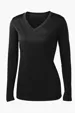Sport-Tek Women's Long Sleeve PosiCharge Competitor V-Neck Tee — view 3