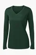 Sport-Tek Women's Long Sleeve PosiCharge Competitor V-Neck Tee — view 7