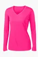 Sport-Tek Women's Long Sleeve PosiCharge Competitor V-Neck Tee — view 12