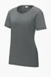 Sport-Tek Women's PosiCharge Tri-Blend Wicking Scoop Neck Raglan Tee