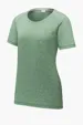 Sport-Tek Women's PosiCharge Tri-Blend Wicking Scoop Neck Raglan Tee — view 3