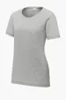 Sport-Tek Women's PosiCharge Tri-Blend Wicking Scoop Neck Raglan Tee — view 4