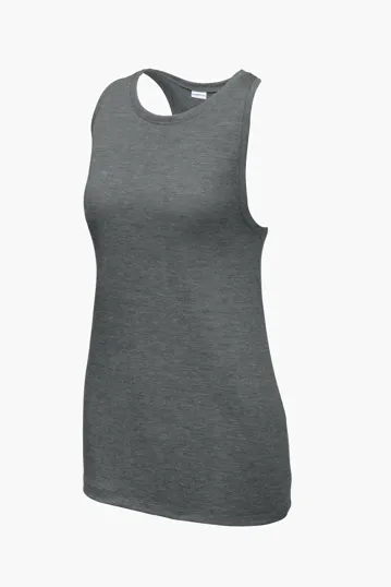 Sport-Tek Women's PosiCharge Tri-Blend Wicking Tank — view 2