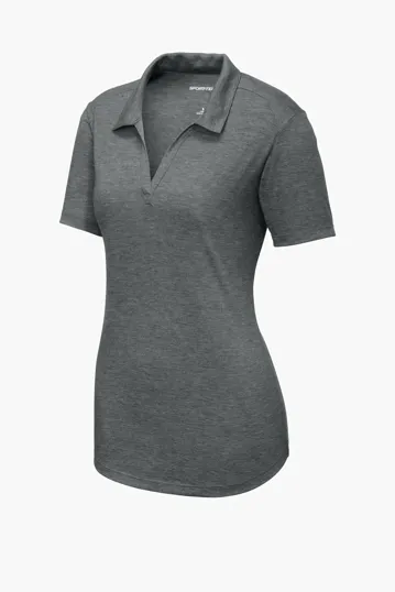 Sport-Tek Women's PosiCharge Tri-Blend Wicking Polo — view 2
