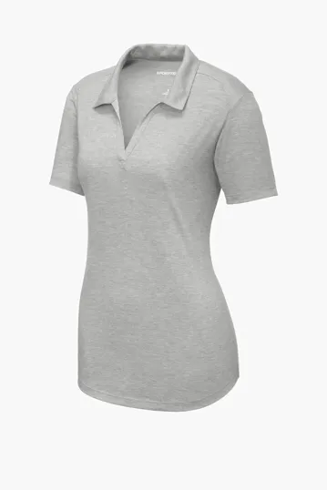 Sport-Tek Women's PosiCharge Tri-Blend Wicking Polo — view 4