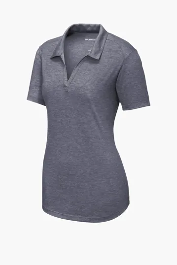Sport-Tek Women's PosiCharge Tri-Blend Wicking Polo — view 6