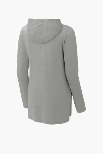 Sport-Tek Women's PosiCharge Tri-Blend Wicking Long Sleeve Hoodie — view 6