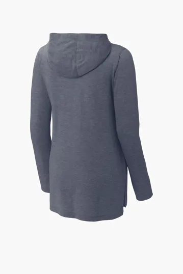Sport-Tek Women's PosiCharge Tri-Blend Wicking Long Sleeve Hoodie — view 7