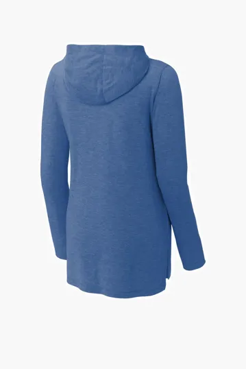 Sport-Tek Women's PosiCharge Tri-Blend Wicking Long Sleeve Hoodie — view 8