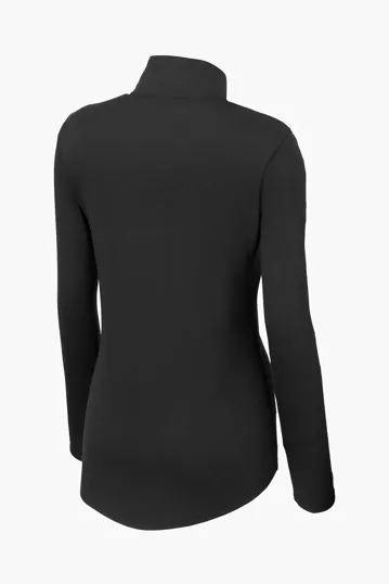 Sport-Tek Women's PosiCharge Tri-Blend Wicking 1/4-Zip Pullover — view 7