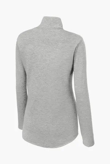 Sport-Tek Women's PosiCharge Tri-Blend Wicking 1/4-Zip Pullover — view 9