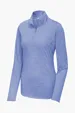 Sport-Tek Women's PosiCharge Tri-Blend Wicking 1/4-Zip Pullover — view 6