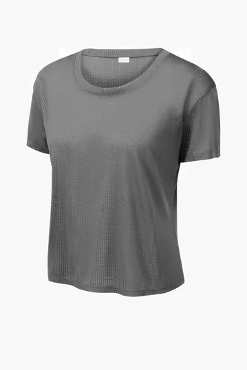 Sport-Tek Women's PosiCharge Draft Crop Tee — view 3
