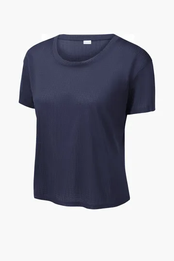 Sport-Tek Women's PosiCharge Draft Crop Tee — view 4
