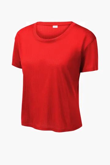 Sport-Tek Women's PosiCharge Draft Crop Tee — view 5