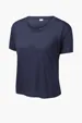Sport-Tek Women's PosiCharge Draft Crop Tee — view 4