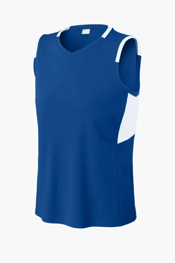 Sport-Tek Women's Club Sleeveless V-Neck — view 7