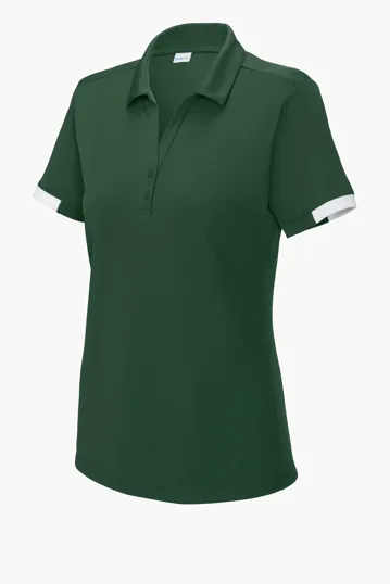 Sport-Tek Women's Club Colorblock Polo — view 5