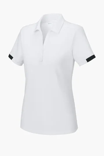 Sport-Tek Women's Club Colorblock Polo — view 10
