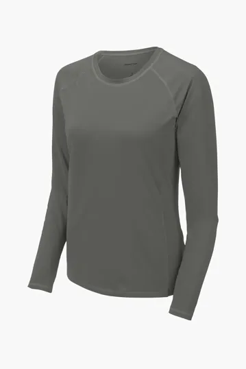 Sport-Tek Women's Long Sleeve Rashguard Tee — view 3