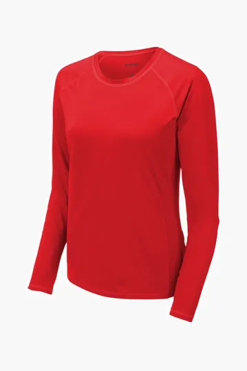 Sport-Tek Women's Long Sleeve Rashguard Tee — view 4