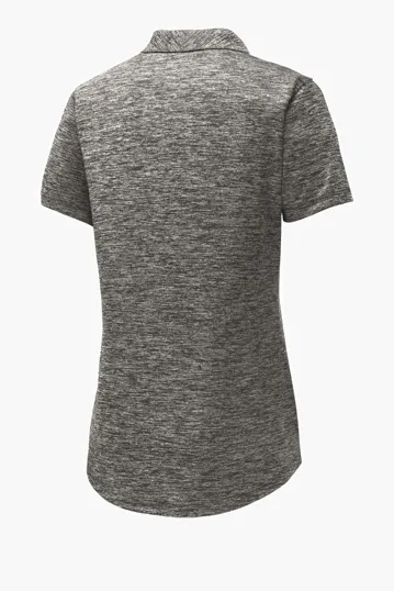 Sport-Tek Women's PosiCharge Electric Heather Polo — view 9