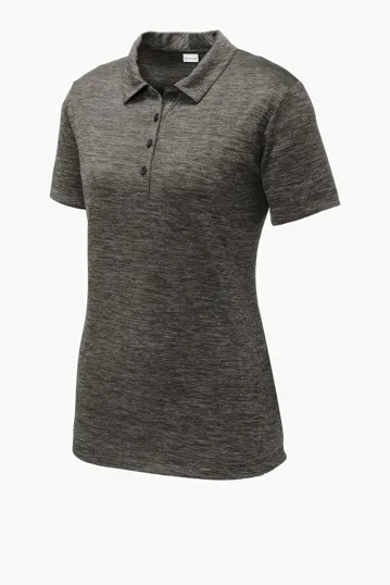 Sport-Tek Women's PosiCharge Electric Heather Polo — view 4