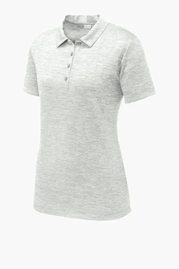 Sport-Tek Women's PosiCharge Electric Heather Polo — view 6