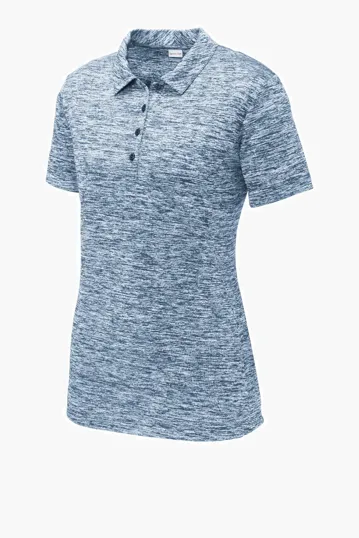 Sport-Tek Women's PosiCharge Electric Heather Polo — view 7