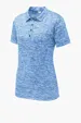 Sport-Tek Women's PosiCharge Electric Heather Polo — view 8